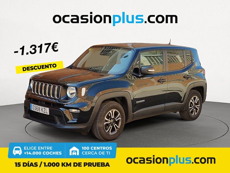 Negro Usado 2019 Jeep Renegade Sport SUV | 14.490 € (Caro) - Imagen 1/4