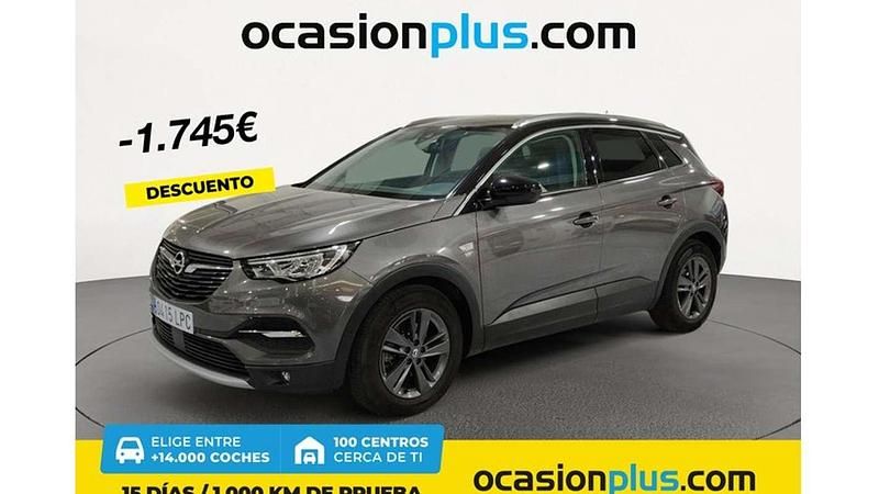 Gris Usado 2021 Opel Grandland X S SUV | 16.546 € (Precio justo) - Imagen 1/4