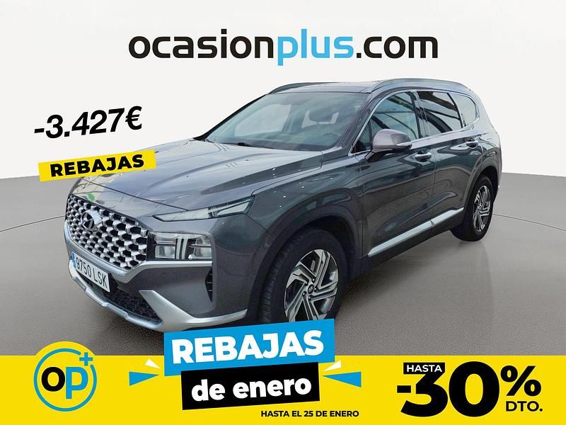 Gris Usado 2021 Hyundai Santa Fe SUV | 37.700 € (Caro) - Imagen 1/4