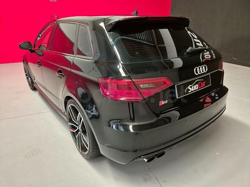 Usado Audi S3 S-Line 300 CV (220 kW) 2014 Negro Berlina