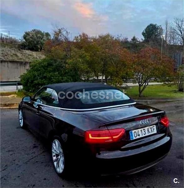 Usado Audi A5 Cabriolet 177 CV (130 kW) 2014 Negro Descapotable