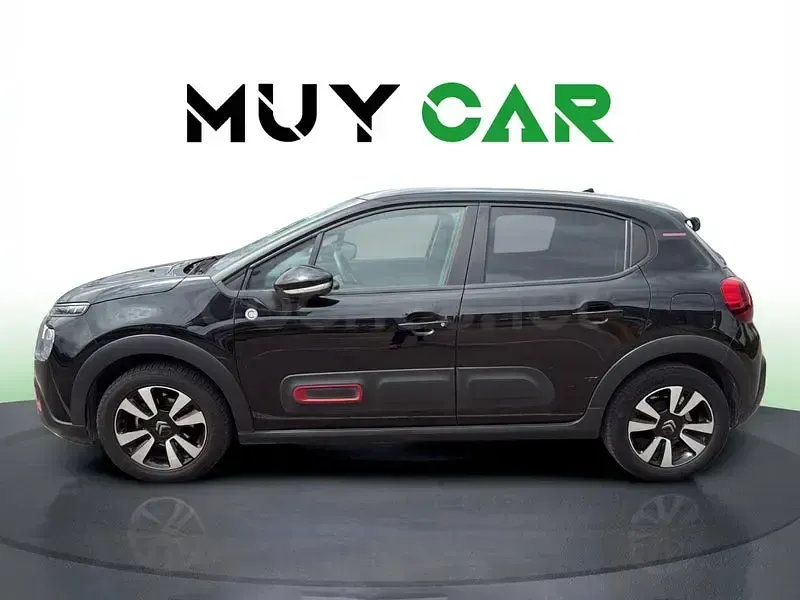 Usado Citroën C3 PureTech 83 CV (61 kW) 2020 Negro Utilitario