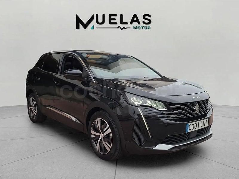Usado Peugeot 3008 Allure 130 CV (95 kW) 2021 Negro SUV