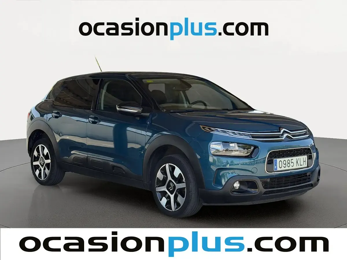 Usado Citroën C4 Cactus Shine 99 CV (72 kW) 2018 Azul Utilitario