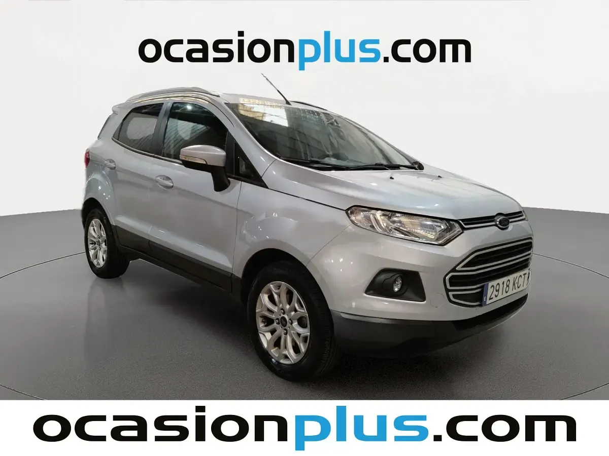 Usado Ford Ecosport Trend 95 CV (69 kW) 2017 Gris plata SUV