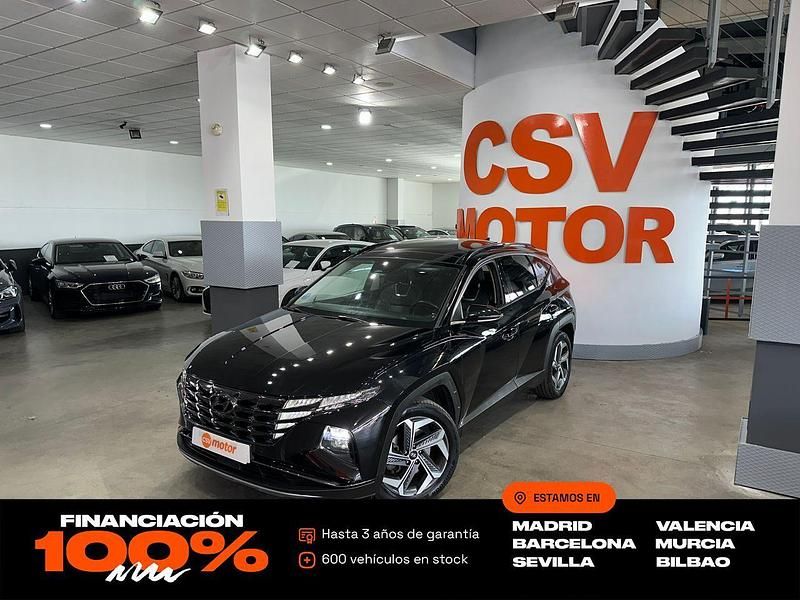 Negro Usado 2022 Hyundai Tucson SUV | 24.850 € (Precio justo) - Imagen 1/4