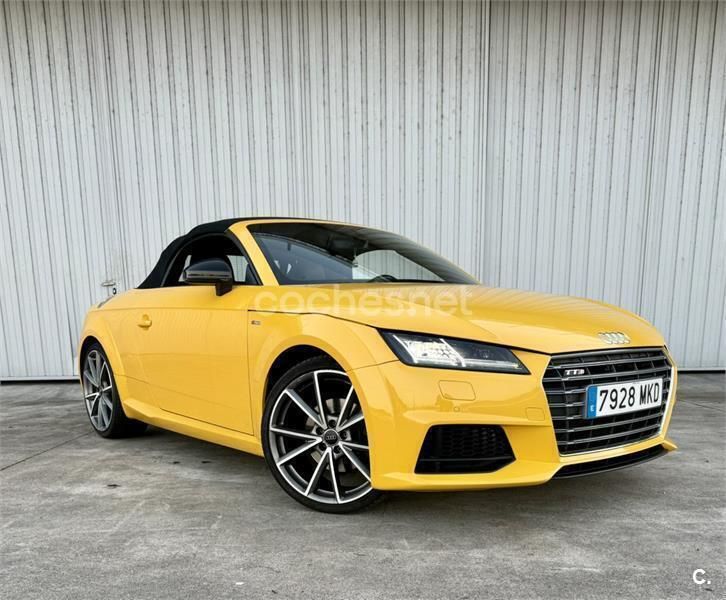 Amarillo Usado 2016 Audi TT Roadster S-Line Descapotable | 25.900 € (Precio justo) - Imagen 1/4