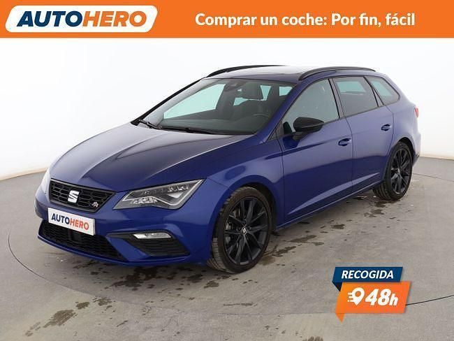 Usado Seat Leon FR 150 CV (110 kW) 2020 Azul Familiar