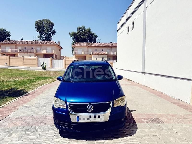 Azul Usado 2008 VW Touran Monovolumen | 5799 € (Super precio) - Imagen 1/4
