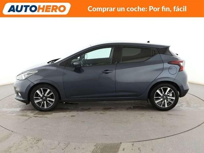 Usado Nissan Micra N-Connecta 90 CV (66 kW) 2017 Gris Utilitario