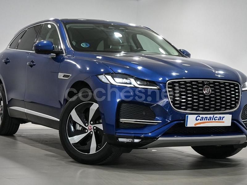 Usado Jaguar F-Pace S 204 CV (150 kW) 2021 Azul metalico SUV
