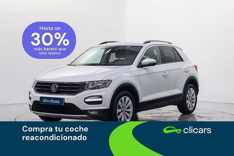 Blanco Usado 2021 VW T-Roc Advance SUV | 15.990 € (Precio justo) - Imagen 1/4