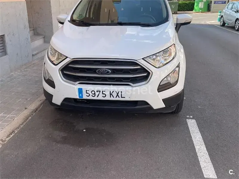 Usado Ford Ecosport Trend 125 CV (91 kW) 2019 Blanco SUV