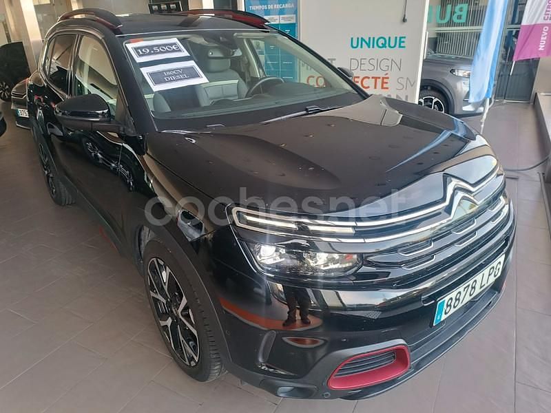 Negro Usado 2020 Citroën C5 Aircross Shine SUV | 19.800 € (Un poco caro) - Imagen 1/4