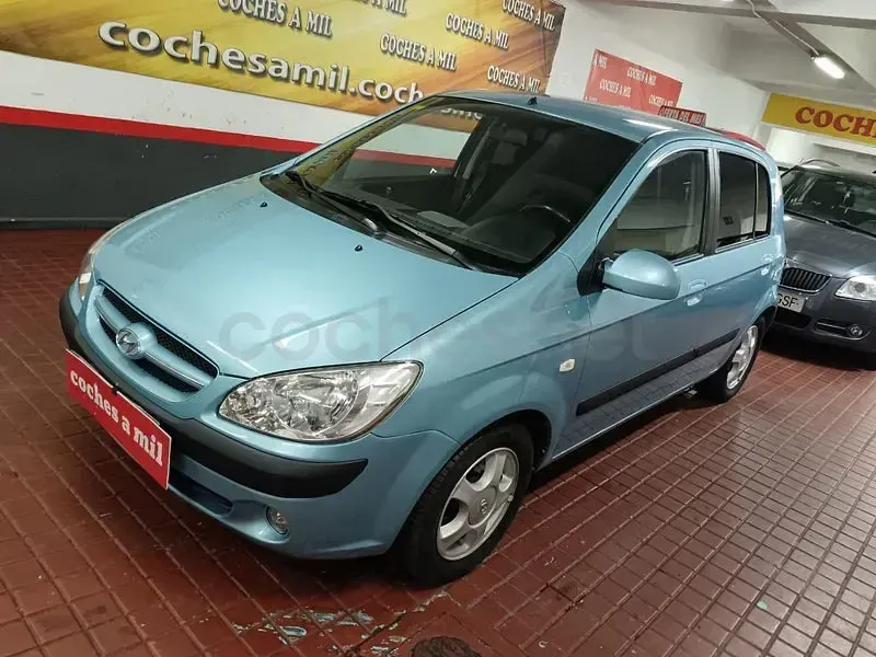 Usado Hyundai Getz GLS 106 CV (77 kW) 2006 Azul Utilitario