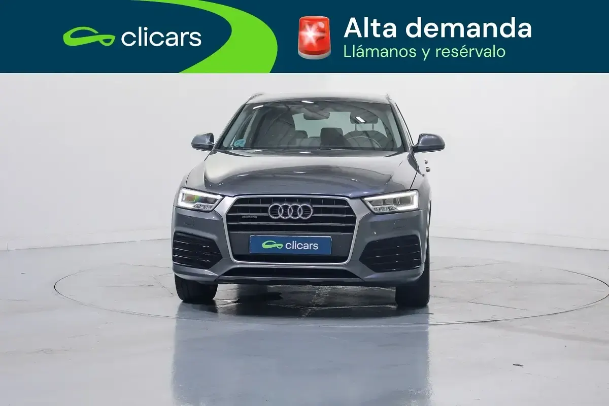Usado Audi Q3 Sport 150 CV (110 kW) 2017 Gris / plata SUV