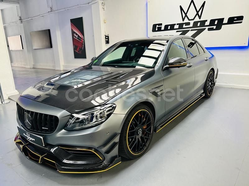 Usado Mercedes C63S AMG 510 CV (375 kW) 2021 Gris / plata Berlina