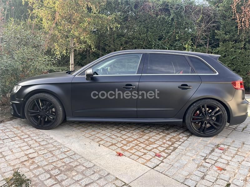 Usado Audi S3 300 CV (220 kW) 2014 Negro Berlina