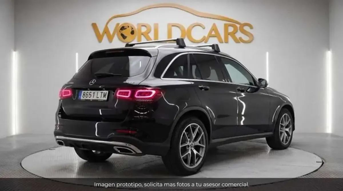 Usado Mercedes GLC220 194 CV (142 kW) 2021 Negro SUV
