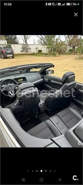 Usado Mercedes E350 Avantgarde 231 CV (169 kW) 2012 Gris / plata Descapotable