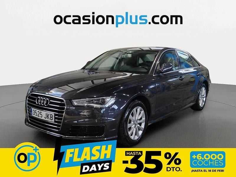 Usado Audi A6 Advanced 150 CV (110 kW) 2015 Gris Berlina