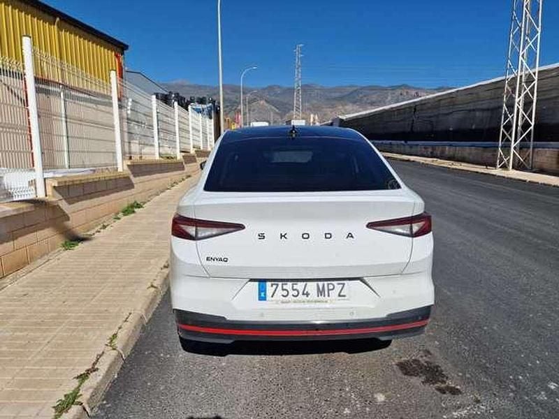 Usado Skoda Enyaq iV RS 250 kW (340 CV) 2024 Blanco SUV