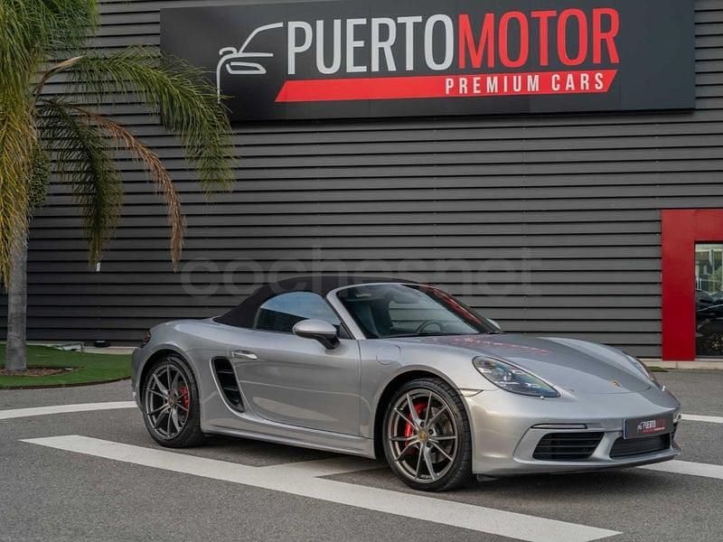 Usado Porsche 718 Boxster S 350 CV (257 kW) 2017 Gris / plata Descapotable