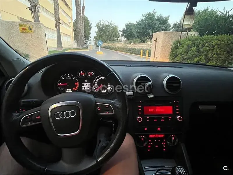 Usado Audi A3 Ambition 140 CV (102 kW) 2009 Blanco Utilitario