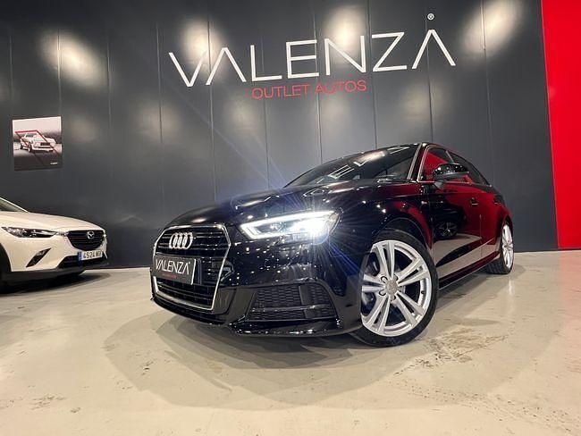 Usado Audi A3 S-Line 116 CV (85 kW) 2018 Negro Berlina