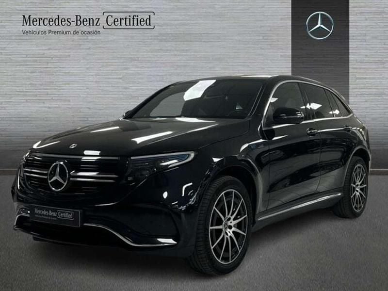 Usado Mercedes EQC400 300 kW (408 CV) 2021 Negro SUV