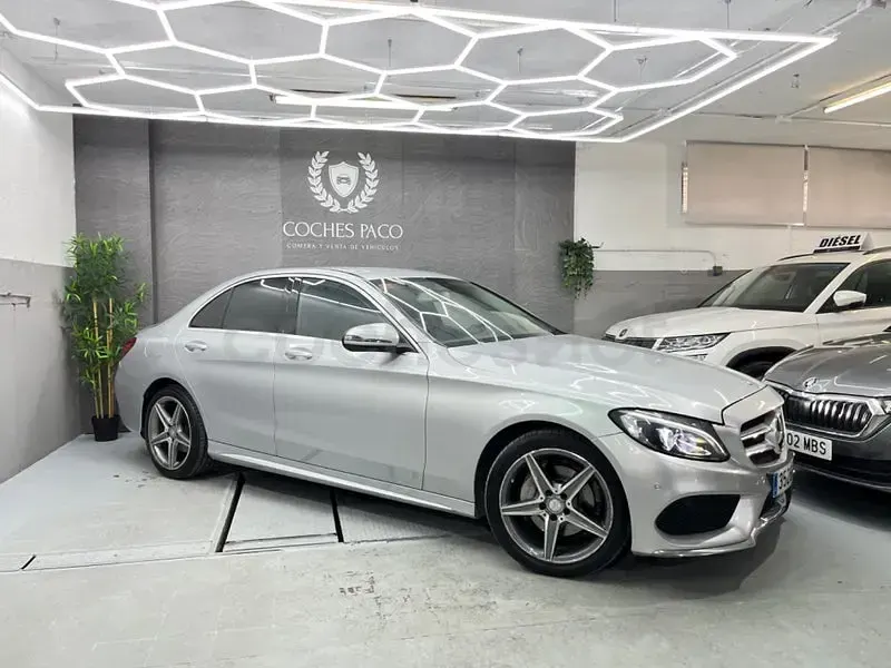 Usado Mercedes C220 170 CV (125 kW) 2017 Gris / plata Berlina