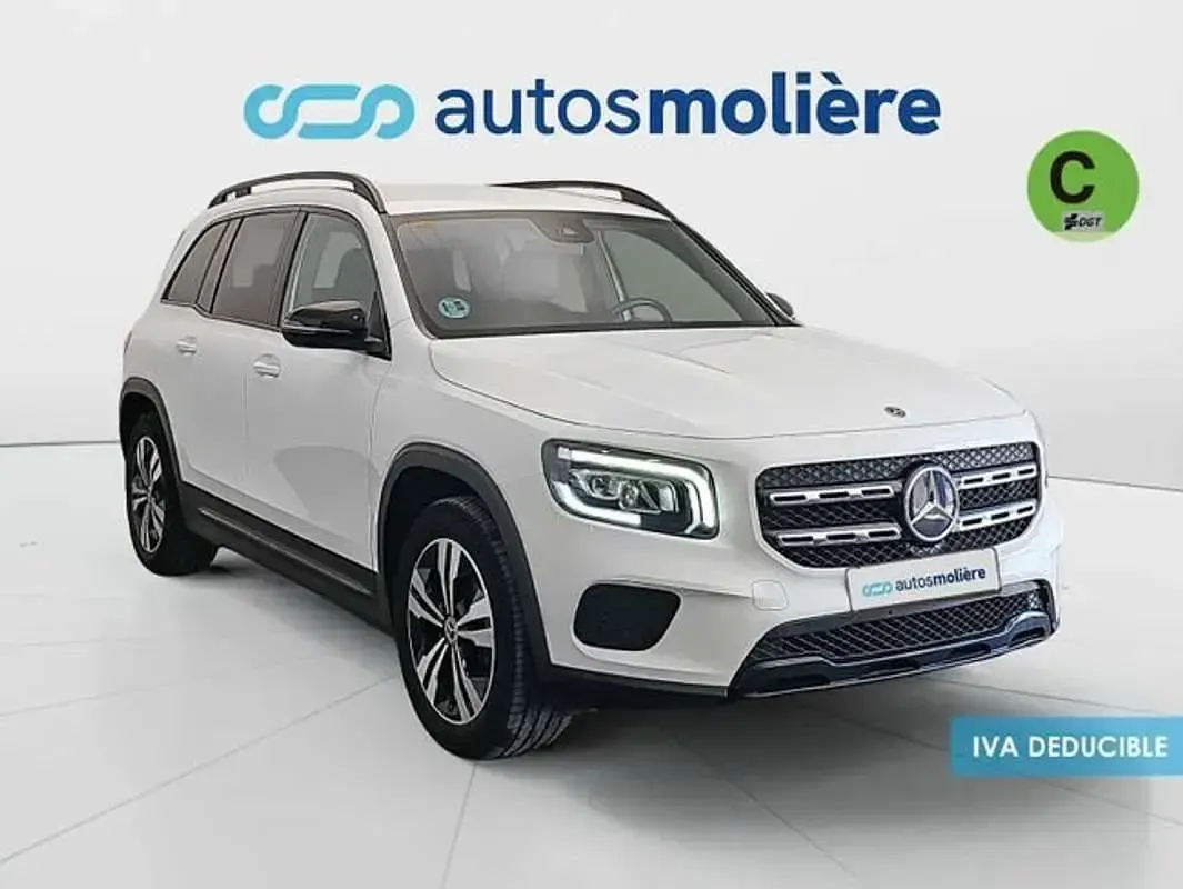 Usado Mercedes GLB200 150 CV (110 kW) 2021 Blanco SUV