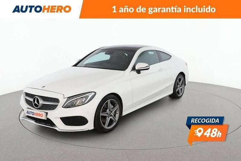 Blanco Usado 2018 Mercedes C220 Coupe | 27.099 € (Buen precio) - Imagen 1/3