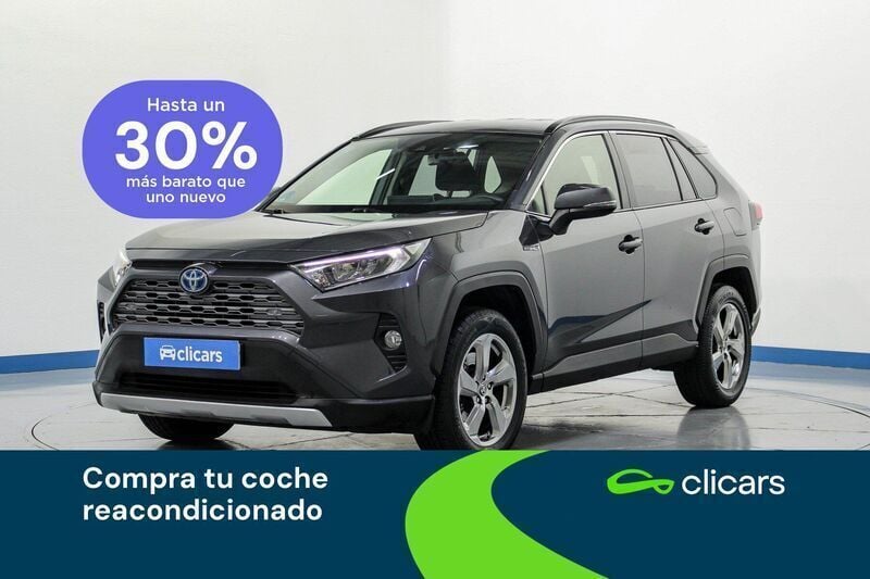 Gris Usado 2021 Toyota RAV4 Hybrid Advance SUV | 27.990 € (Precio justo) - Imagen 1/4