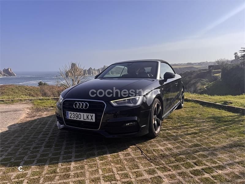 Usado Audi A3 Cabriolet Ambition 184 CV (135 kW) 2016 Negro Descapotable