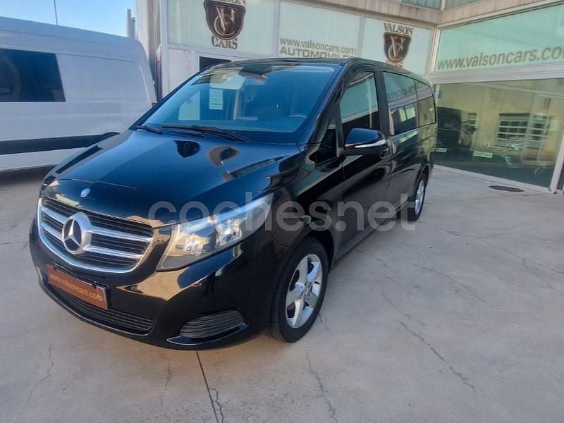 Negro Usado 2015 Mercedes V220 Avantgarde Monovolumen | 34.995 € (Precio justo) - Imagen 1/4
