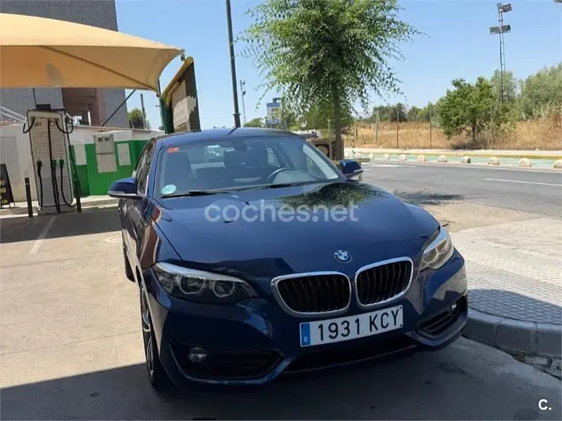 Usado BMW 218 150 CV (110 kW) 2017 Azul Coupe