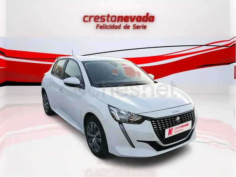 Begagnad Peugeot 208 Active 75 HK (55 kW) 2020 Vit Halvkombi