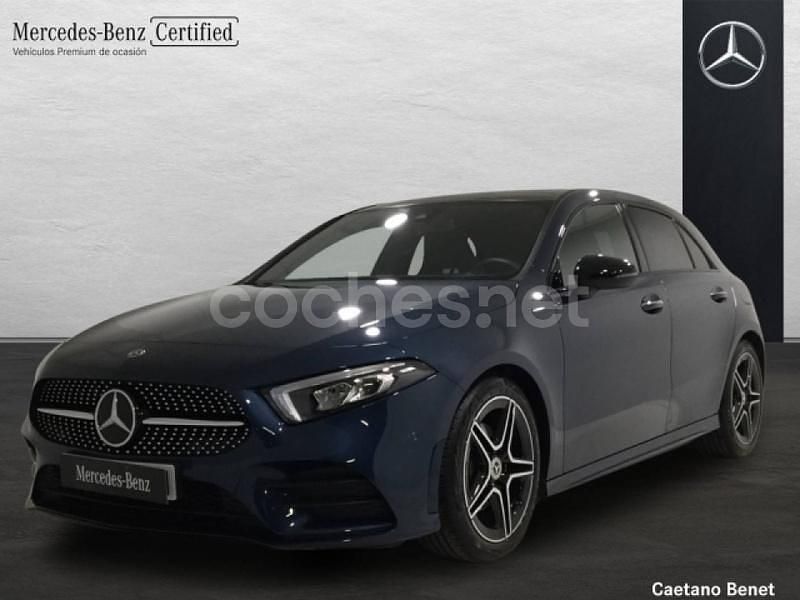 Azul Usado 2020 Mercedes A250 AMG line Berlina | 29.900 € (Precio justo) - Imagen 1/4