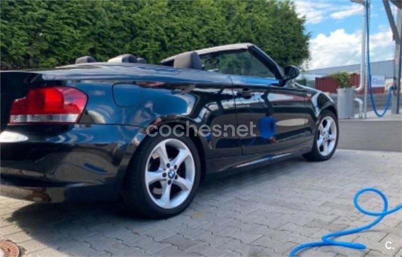Negro Usado 2008 BMW 120 Cabriolet Descapotable | 5200 € (Super precio) - Imagen 1/4
