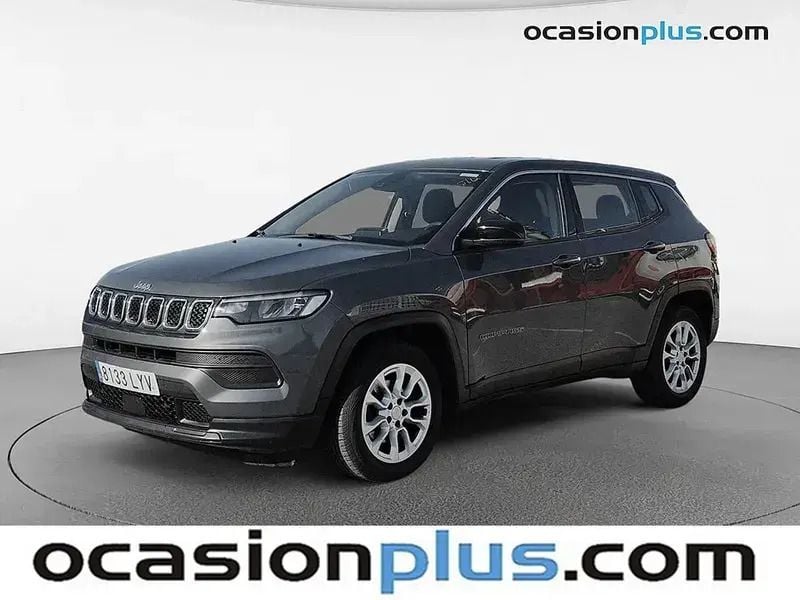 Gris Usado 2022 Jeep Compass Longitude SUV | 19.428 € (Buen precio) - Imagen 1/4