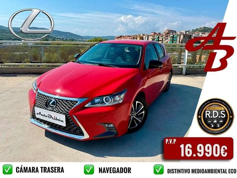 Rojo Usado 2018 Lexus CT200h Executive Line Utilitario | 16.990 € (Precio justo) - Imagen 1/4