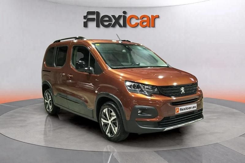 Marrón Usado 2020 Peugeot Rifter GT-line Monovolumen | 18.990 € (Precio justo) - Imagen 1/4