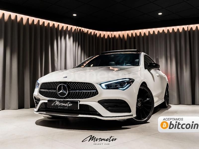 Blanco Usado 2022 Mercedes CLA200 Berlina | 35.800 € (Un poco caro) - Imagen 1/4