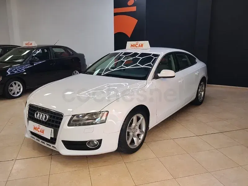 Usado Audi A5 Sportback 180 CV (132 kW) 2010 Blanco Utilitario