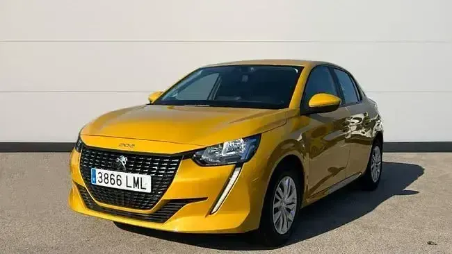 Usado Peugeot 208 Active 75 CV (55 kW) 2021 Amarillo Utilitario