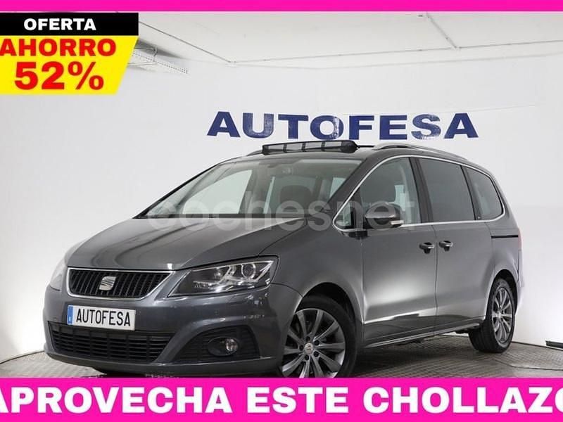 Gris Usado 2015 Seat Alhambra I-Tech Monovolumen | 16.500 € (Precio justo) - Imagen 1/4