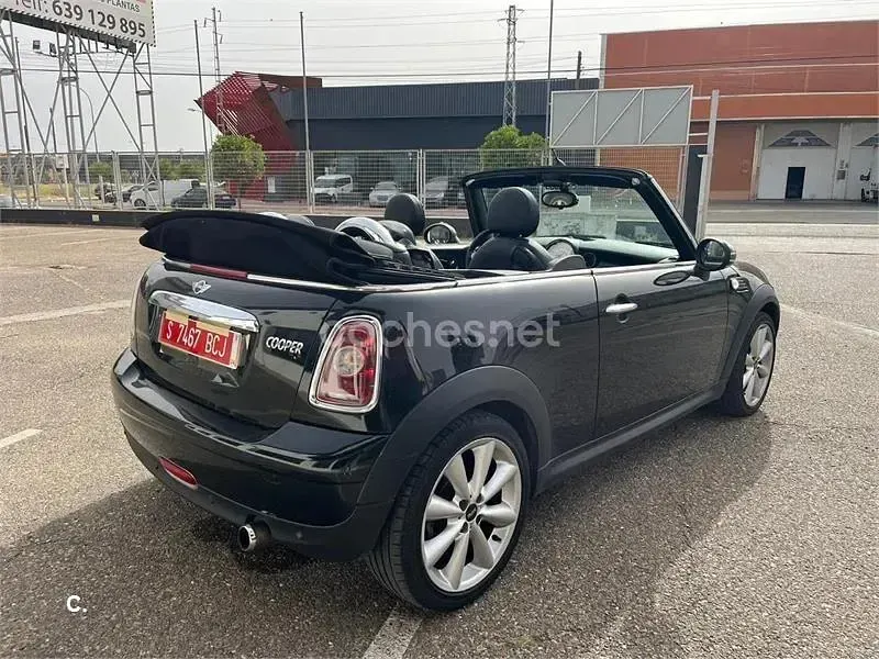 Usado Mini Cooper S Cabriolet 170 CV (125 kW) 2009 Negro Descapotable
