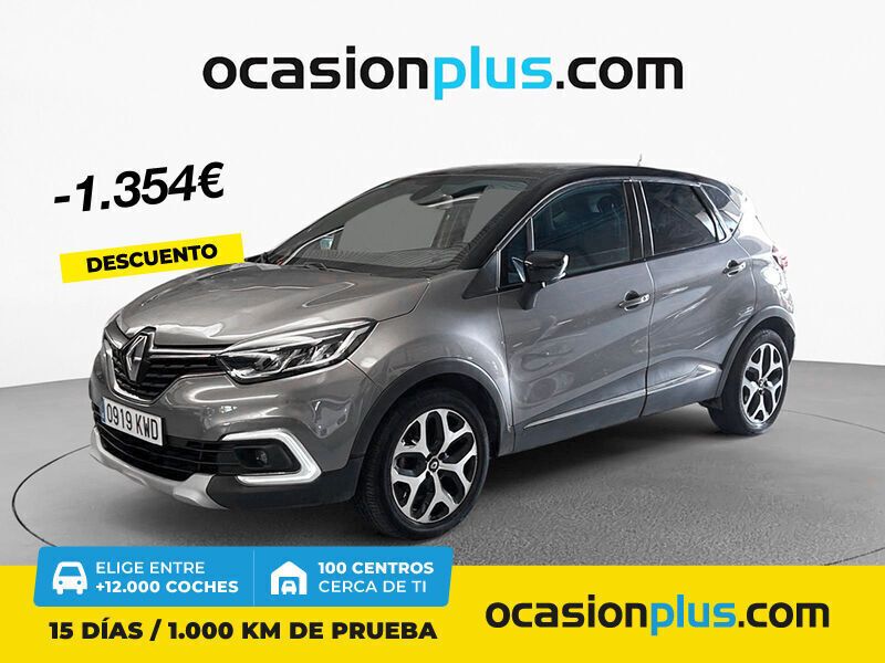 Gris Usado 2019 Renault Captur Zen SUV | 14.900 € (Precio justo) - Imagen 1/4