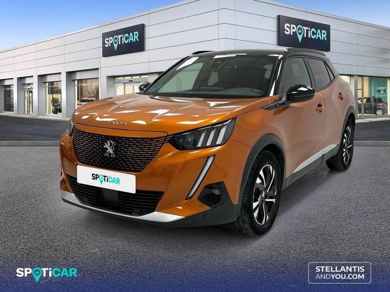 Marrón Usado 2021 Peugeot e-2008 GT SUV | 19.900 € (Precio justo) - Imagen 1/4